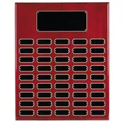 16X20 Rosewood Perpetual Award Plaque (45 Plates)