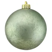100MM FEATHER SMOOTH BALL ORN./ MINT