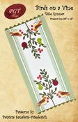 Birds on a Vine Table Runner Pattern