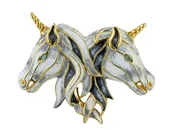 ALDO CIPULLO Mandarin Citrine Unicorn Clip