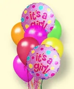 It's a Girl Balloon Bouquet