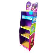 Merchandising Fixture - Corrugated Printed Blanket Floor Display ONLY 978130