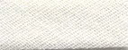 3/8 in. White Muslin Self Trim – by the yard