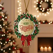 Custom Ornaments Metal Printed Fast Ornaments