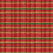12 Days of Christmas Holiday Plaid Red