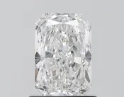 1.01 carat E-VVS2 Radiant Cut Lab Grown Diamond