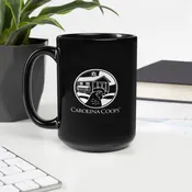 Carolina Coops Black Glossy Mug
