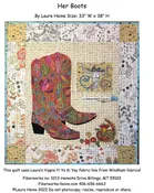 Her Boots Collage Pattern by Laura Heine