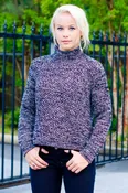 525 America: Stacey Sweater, Black/White