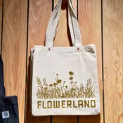 Flowerland Canvas Tote