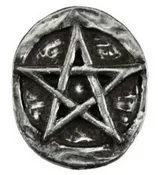 Pentagram pocket stone