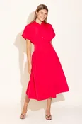 Becca Dress in Poppy Pink