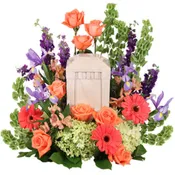 Bittersweet Twilight Memorial Urn Cremation Flowers