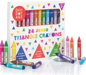 24 Jumbo Triangle Crayons