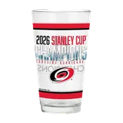 Carolina Hurricanes 2026 Stanley Cup Champions 16oz Pint Glass