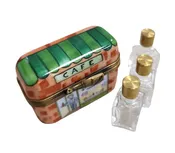 3 Perfume Cafe Porcelain Limoges Porcelain Art Object for Collectors