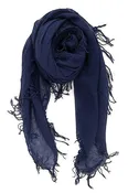 Chan Luu Cashmere and Silk Scarf Wrap - Medieval Blue BRH-SC-140