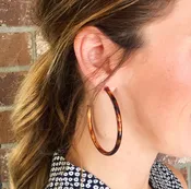 Burnished Large- Everybody's Favorite Hoops