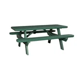 33″ x 72″ Table w/ Benches Attached