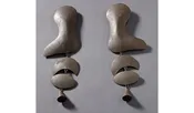 Anniversary Tin Sculptural Ear Adornments