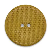 1 1/2" 2-Hole Spicy Mustard Plastic Button