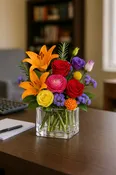 Cheerful Mixed Vase Arrangement