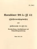 German Carbine 98k - Zf 41 Manual - English Translation
