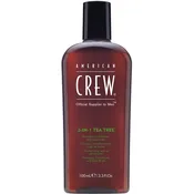 American Crew 3-In-1 Tea Tree Shampoo, Conditioner, Body Wash