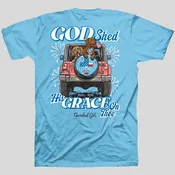 Cherished Girl Womens T-Shirt God Shed His Grace