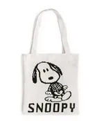 3P4 x Peanuts® Halloween - Snoopy Skeleton Knit Tote