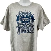 Born to be Warrior Vikings on Ash Grey T-shirt