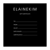 Gift Certificate