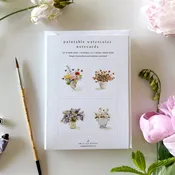 Bouquets Watercolor Notecard Set
