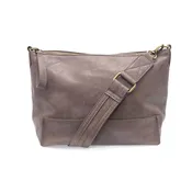 JOY SUSAN LEEN SEAMED CROSSBODY BAG SHITAKE
