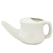 Ceramic Neti Pot | Ayurvedic Nasal Cleansing Tool for Sinus Health