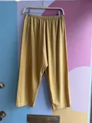 Cotton Blend Pull On Pant