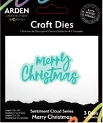 Arden Creative - Sentiment Cloud Series Merry Christmas Craft Die Set — paper & i
