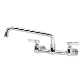 12-810L – Silver Series 8″ Center Wall Mount Faucet, 10″ Spout