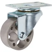 5030 Series 3 Compressed Sintered Iron Swivel Caster (Silver)