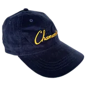 Navy Cursive Chamonix Corduroy Hat