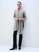 100% Cashmere Travel Wrap - Grey Heather