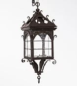 Arts &amp;amp; Crafts Cloverleaf Hanging Lantern