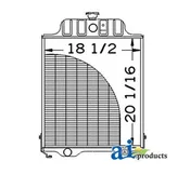 Ai At48171 Radiator (W/O Oil Cooler) Fits John Deere Industrial/Constructi