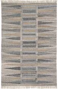 Beckett Eco Friendly Bohemian Geometric Rug, Latte Tan/Gray, 5ft x 8ft Area Rug