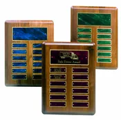 Elliptical Marble Mist 12 Plate Perpetual Plaque