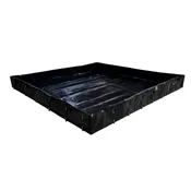12' x 12' x 12", 1077 Gallon Spill Capacity Portable Spill Berm, MightyBerm - 28014