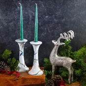 Pairing: Christmas Lights Candlestick Holders & Maine Made Candle Tapers