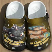 Book Dragon “Not a Worm” Crocs