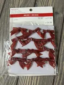 12 Piece Mini Red Bows