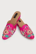 Agara Motif Mule – Fuchsia